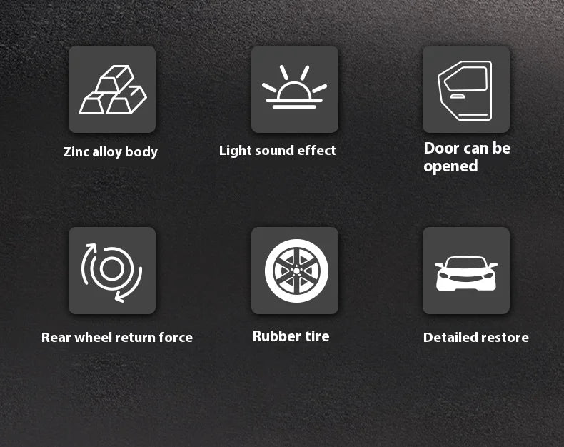 1:32 Lamborghini Alloy Model - Sound & Light, Pull-Back Action, Gift for Kids & Car Fans