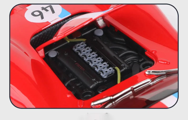 1:32 250 GTO Supercar Alloy Model Car Toy Diecasts Metal Casting Sound and Light Car Toys For Children Vehicle