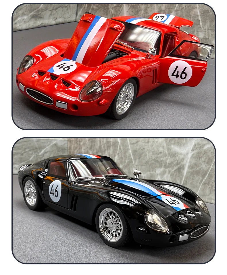 1:32 250 GTO Supercar Alloy Model Car Toy Diecasts Metal Casting Sound and Light Car Toys For Children Vehicle
