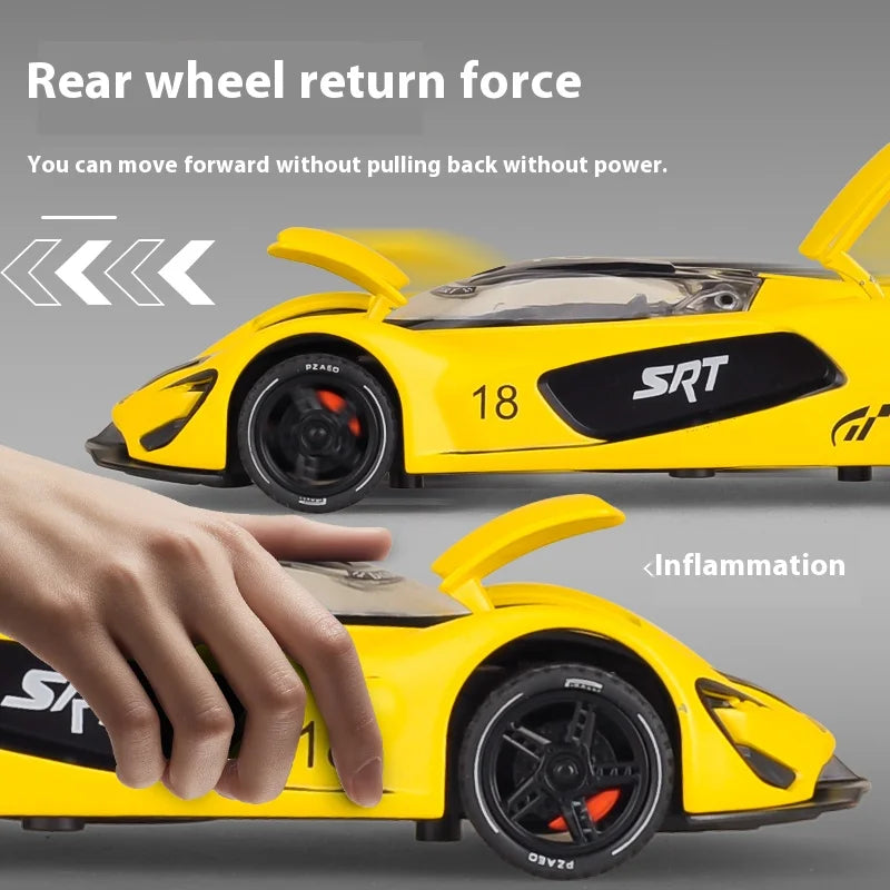 1:32 Dodge Tomahawk SRT V10 Concept Sports Car Alloy Metal Diecast Model Car Collections Hobby Decoration Ornament Birthday Gift