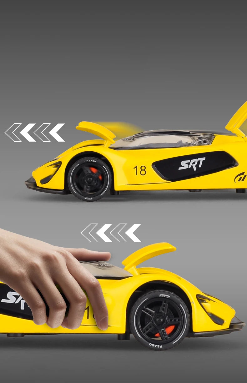 1:32 Dodge Tomahawk SRT V10 Concept Sports Car Alloy Metal Diecast Model Car Collections Hobby Decoration Ornament Birthday Gift